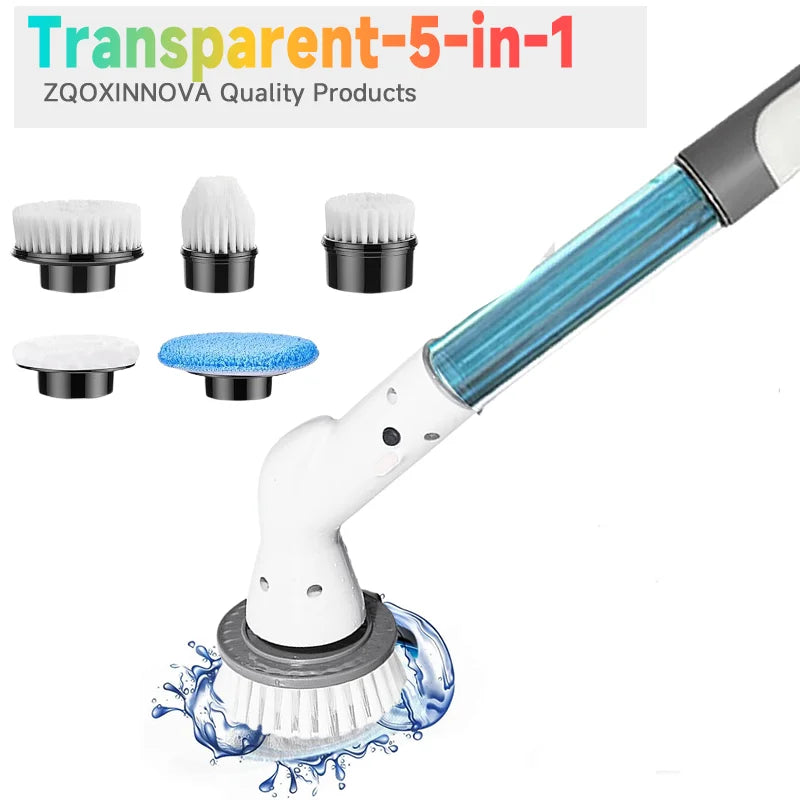 Electric Cordless Spin Scrubber – Multipurpose Household Cleaning Brush