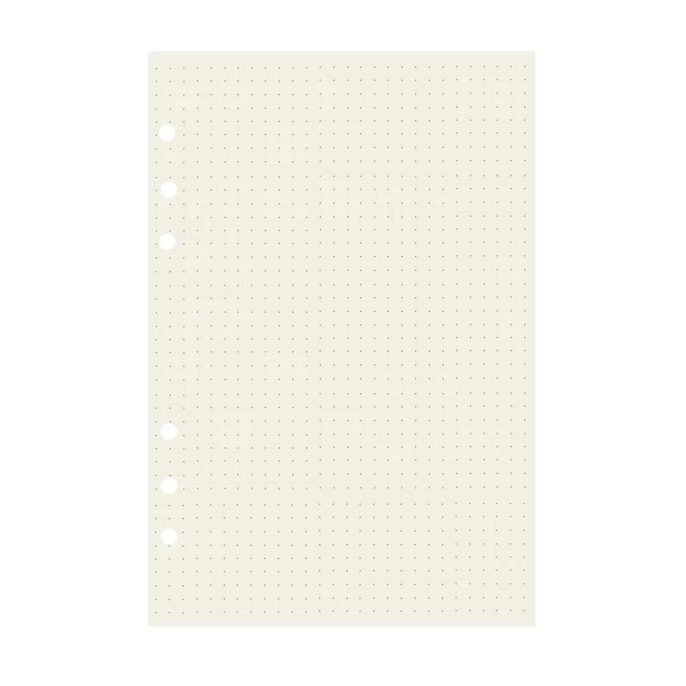45 Pieces A5 A6 A7 6ring Loose Leaf Notebook Refill Binder Inner Page Budget Weekly Monthly To Do Line Dot Grid Paper Stationery