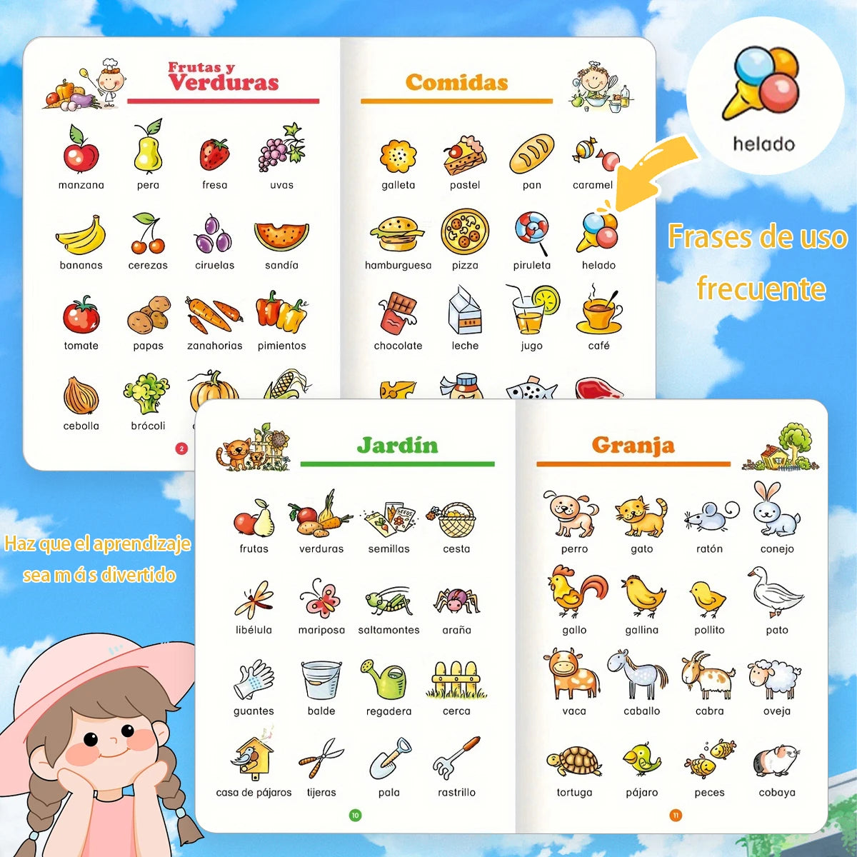 "My Jardín" Spanish Children’s Book – Fun & Engaging Early Learning Book for Kids