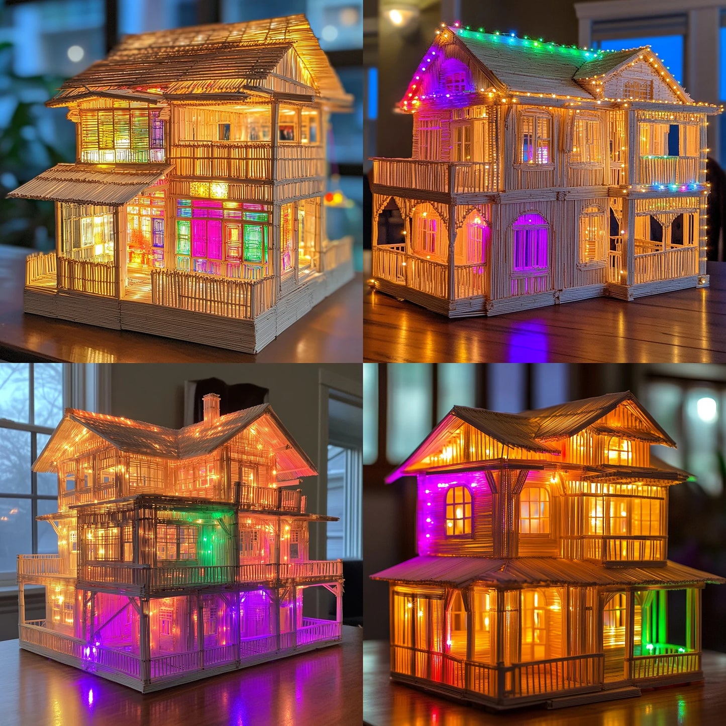 20–50pcs 30cm Round Wooden Bamboo Sticks – DIY Craft Material for Handmade Projects, Model Building & Woodworking