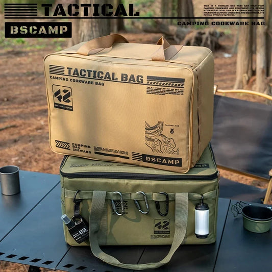 30-42L Tactical Camping Storage Bag – Waterproof Insulated Folding Box for Picnic, Tableware & Outdoor Gear
