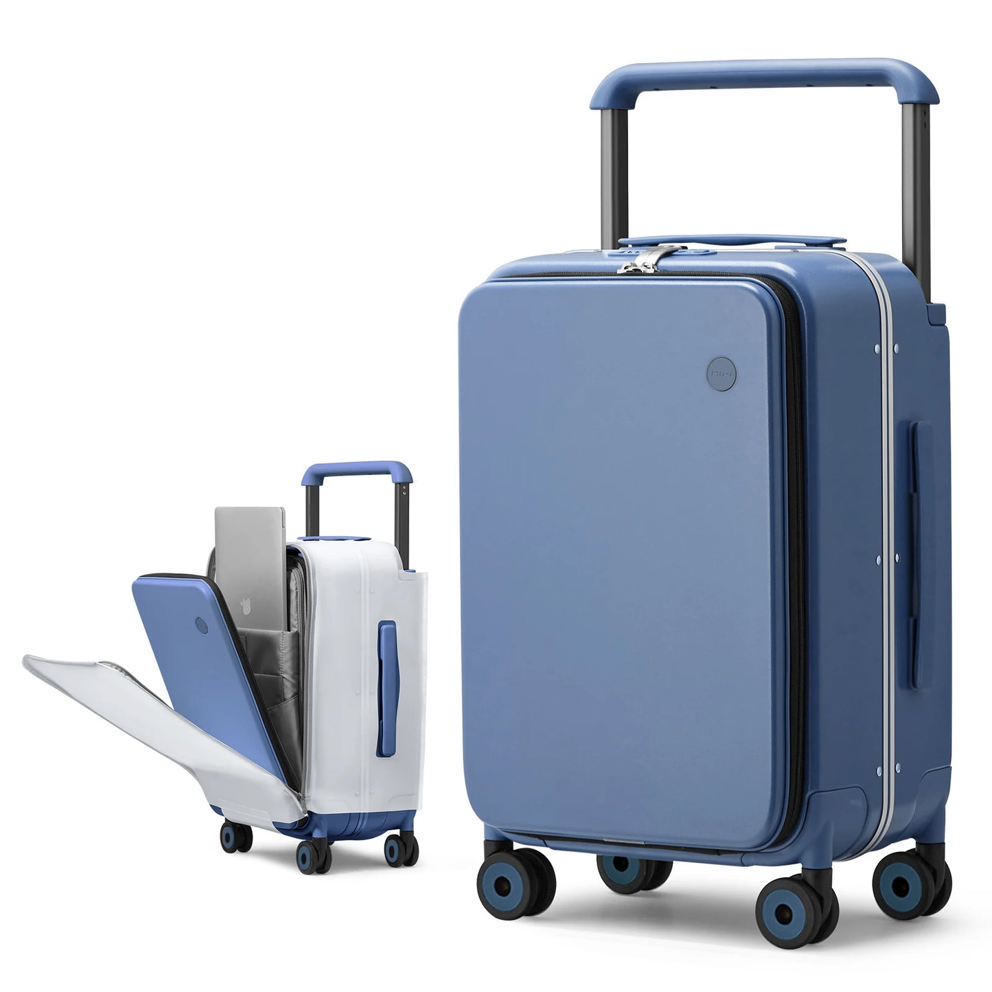 Mixi New Design Wide Handle Suitcase | Men & Women Carry-On Travel Trolley 20 Inch Cabin PC Aluminum Frame M9275