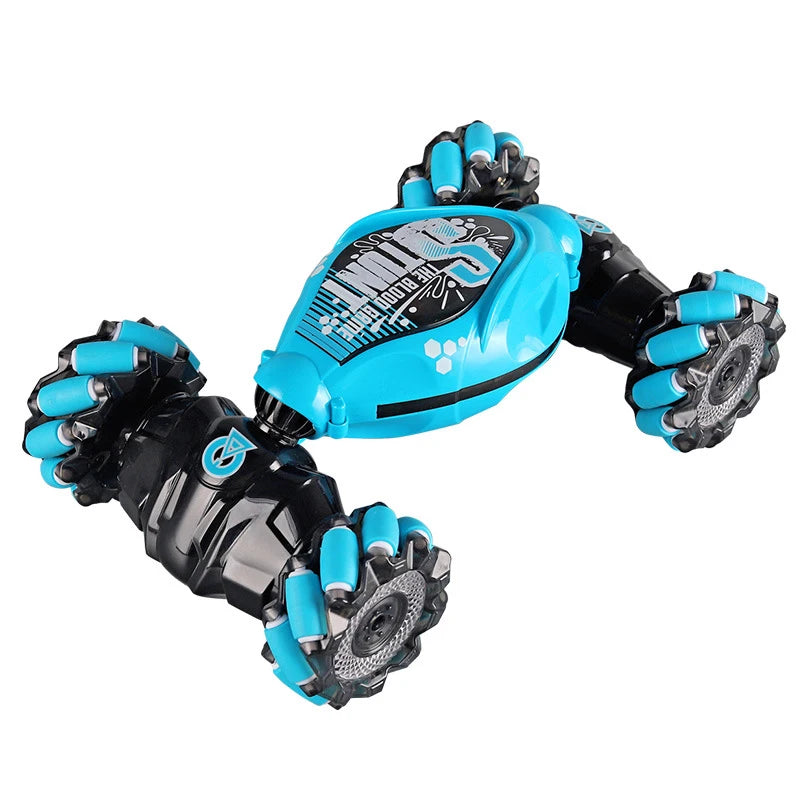 Gesture-Controlled RC Stunt Car – 360° Rotating, LED Lights, Dual Control Modes, All-Terrain Drift & Climb – Ideal Gift for Kids & Adults