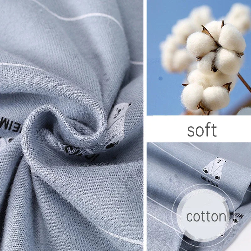 مجموعة ملابس أطفال للخريف والشتاء - بنطال قطني وملابس نوم للأولاد والبنات، ملابس دافئة للأطفال، هدية مثالية لعيد الميلاد