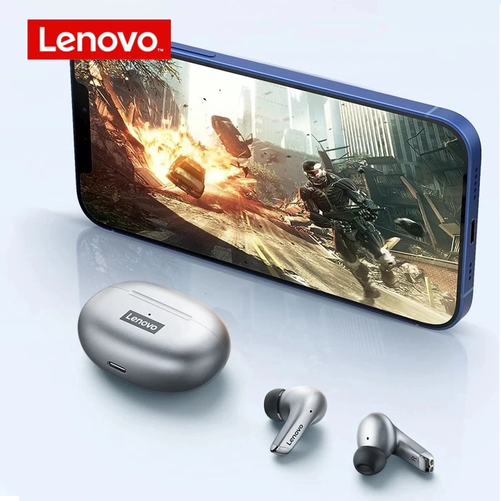 Lenovo LP5 TWS Bluetooth Earphones | 9D HiFi Stereo, Sports Waterproof Wireless Earbuds for iPhone & Xiaomi