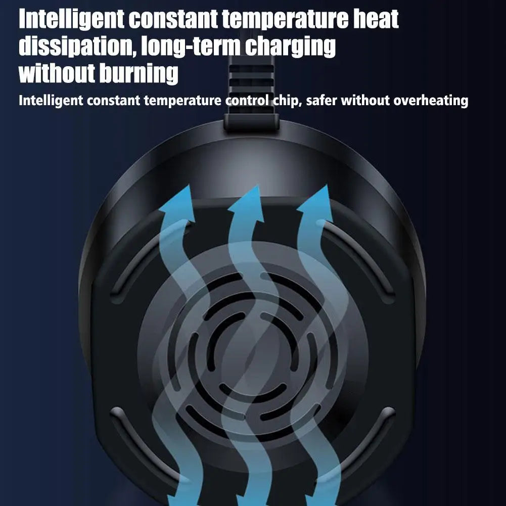 200W Car Power Inverter – 12V/24V to 220V Converter with LED Display & Fast Charging Socket