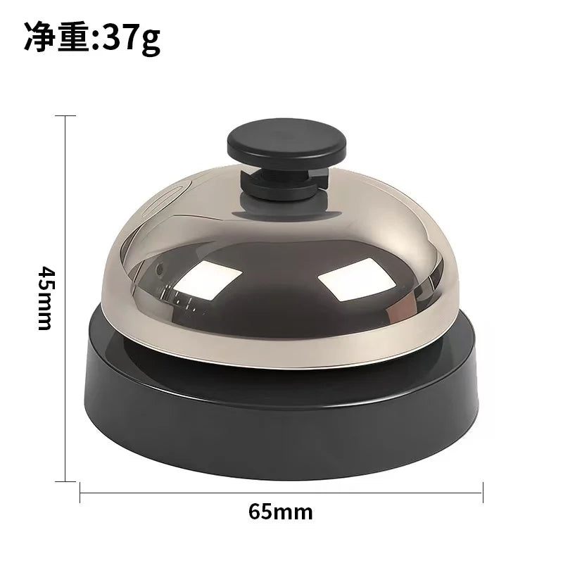 New Metal Hand Bell – Durable Hand-Press Service Bell for Table Games, Clapping Signals & Toy Accessories