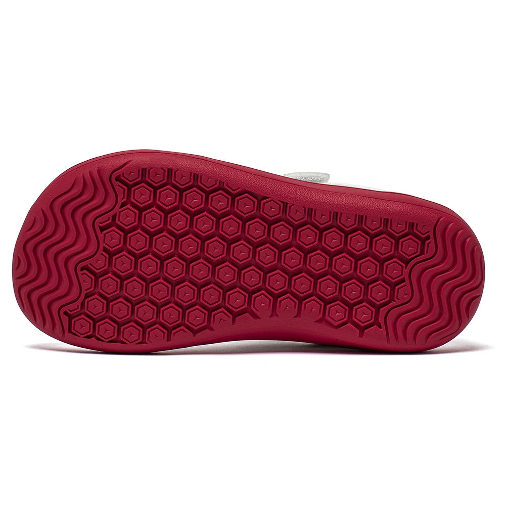 HOBIBEAR Kids Barefoot Sneakers – Wide Toe Minimalist Hook & Loop Shoes