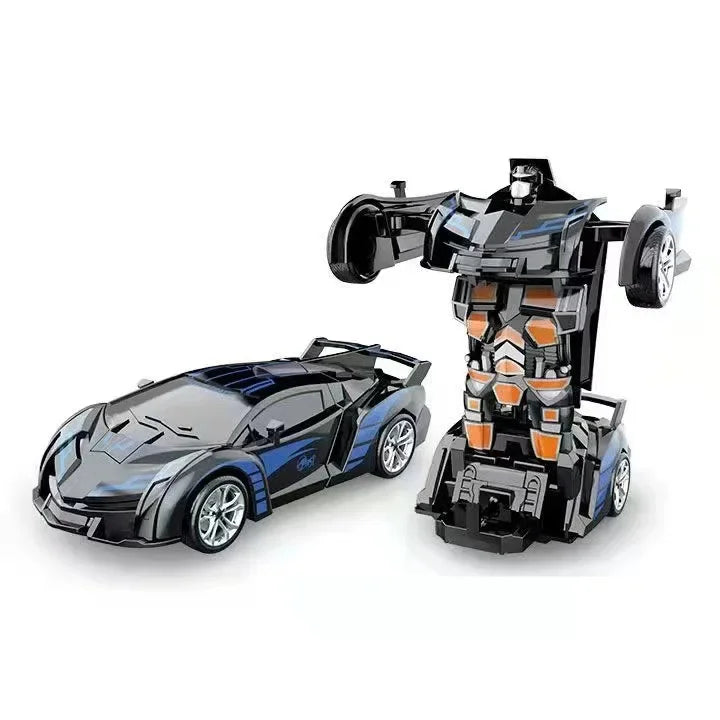 Shape-Shifting Robot Car Toy – Inertial Impact One-Button Transform Car