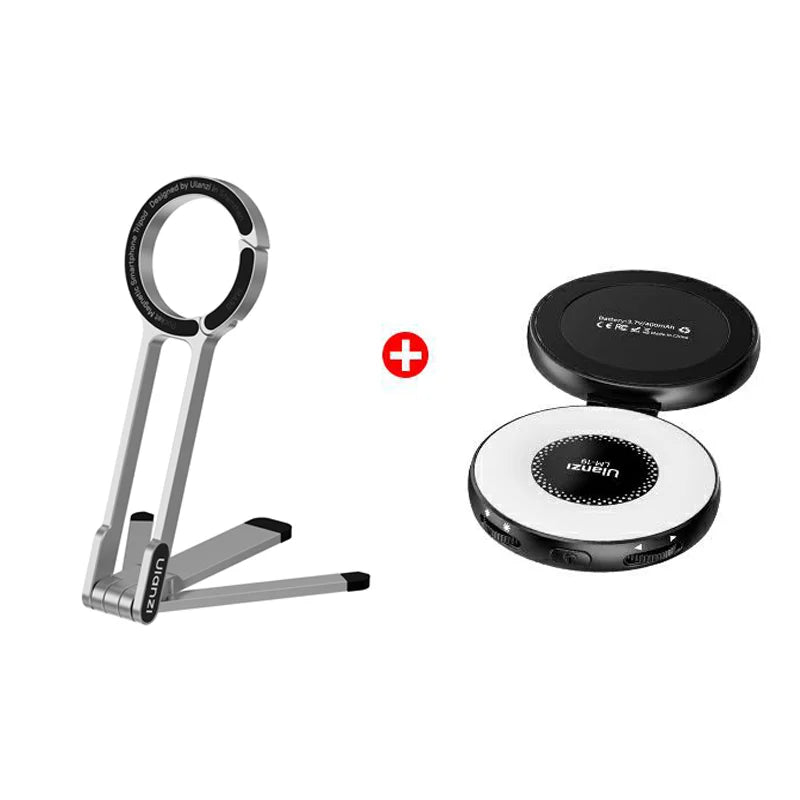 Ulanzi MA30 MagSafe Phone Tripod & Dual-Sided Magnetic Holder | Portable Stand for iPhone 15 & 16 | Travel, Vlog & Live Streaming