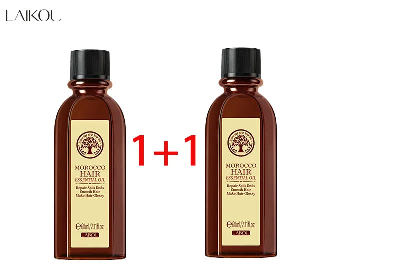 زيت شعر الأرغان المغربي من لايكو - خلاصة مغذية ومرممة للشعر الجاف والتالف - 60 مل علاج مرطب