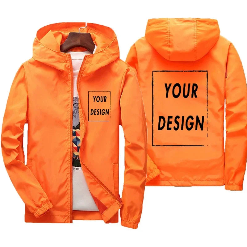 Men’s Autumn Waterproof Windbreaker – Warm Big Size 7XL Custom Logo Outdoor Jacket