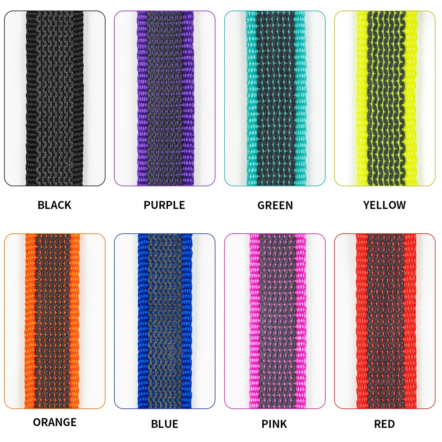 Latex Silk Dog Leash – Small, Medium & Large Training Lead, Dual-Color, Easy-Use Design (1.5m–15m Length Options)