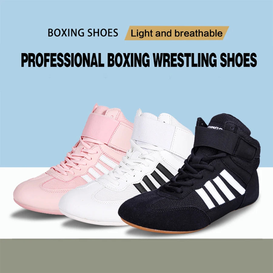 Boxing & Wrestling Shoes | High-Top Combat & Training Sneakers for Kids and Adults