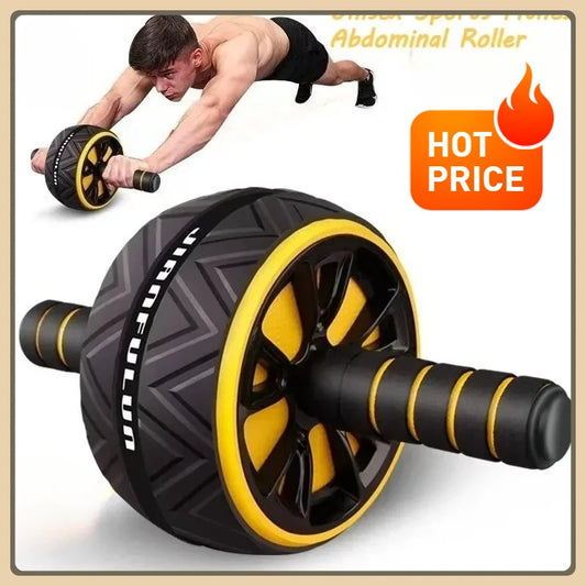 Ab Roller | Dual-Wheel Silent Abdominal Wheel for Men & Women – Fitness Exercise Equipment