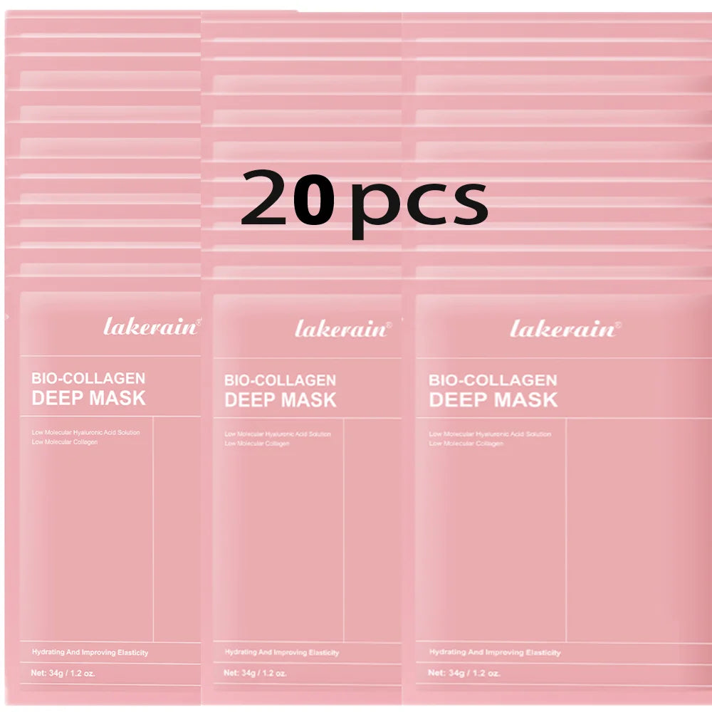 Bio-Collagen Deep Hydrogel Mask – Hydrating Overnight Face Mask for Firming, Elasticity & Pore Minimizing