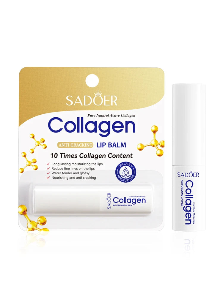 SADOER Collagen Lip Balm | Moisturizing, Repairing & Hydrating Lip Care