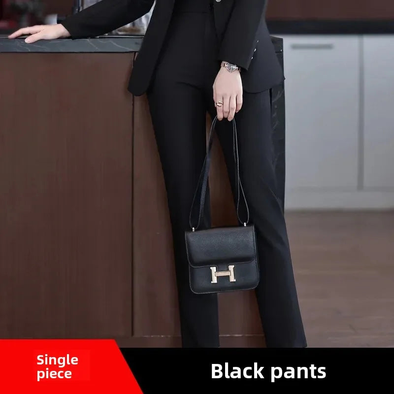 Damen-Langarmanzug-Set – Hochwertige, professionelle Arbeitskleidung für Herbst und Winter