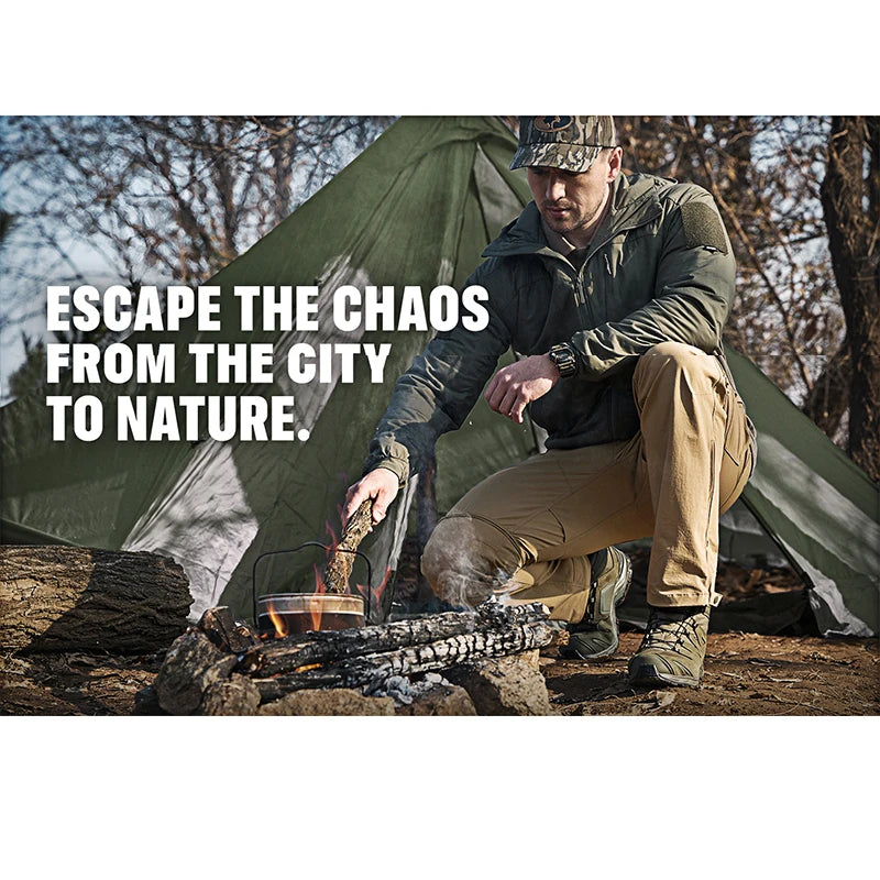 بنطال TRVLWEGO للرجال للمشي لمسافات طويلة - عالي المرونة، مقاوم للماء، سريع الجفاف، مقاوم للأشعة فوق البنفسجية، مناسب للسفر والرحلات الخارجية