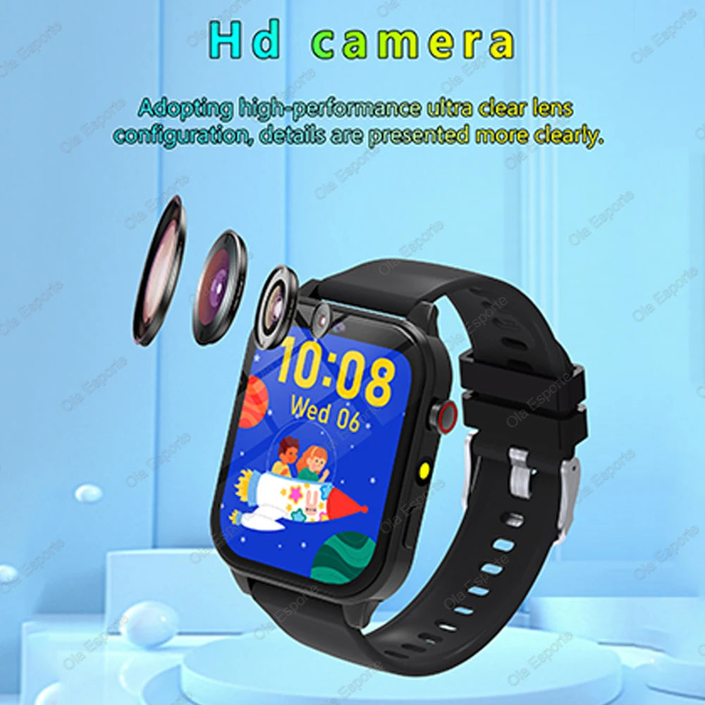 2025 New Kids Smart Watch – 1.83″ Display, 18 Games, Sleep Monitor, Camera & Alarm, Gift for Boys & Girls