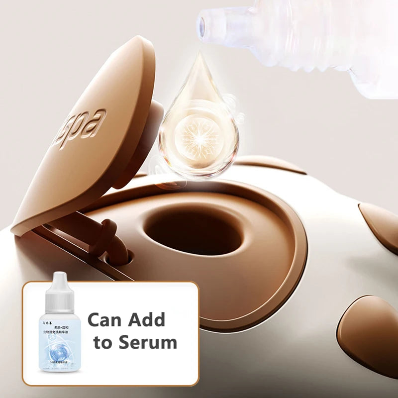 فرشاة بخار كهربائية للحيوانات الأليفة 3 في 1 - أداة لإزالة الشعر والتدليك والعناية بالكلاب والقطط