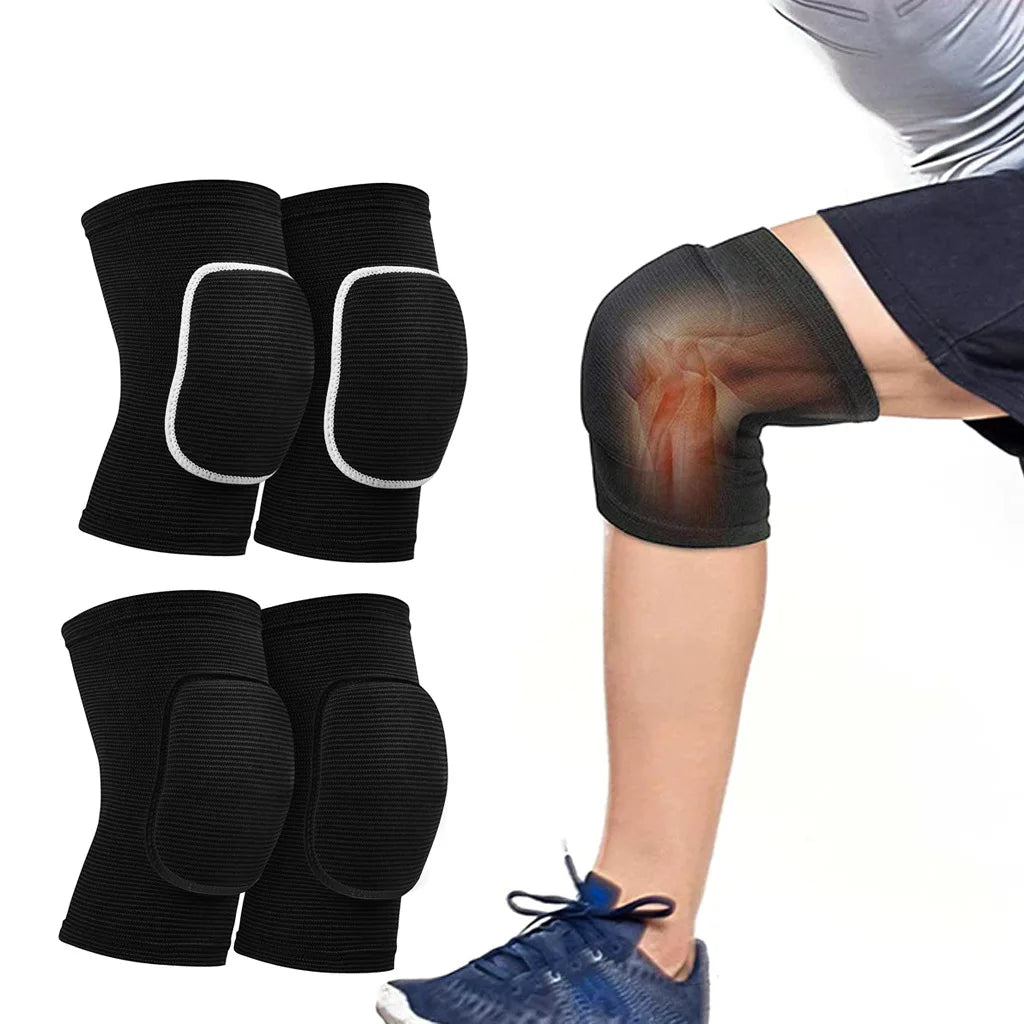 Protective Sports Knee Pads | 1 Pair Knee Braces for Men, Women & Kids – Ideal for Dance, Yoga, Volleyball & Cycling