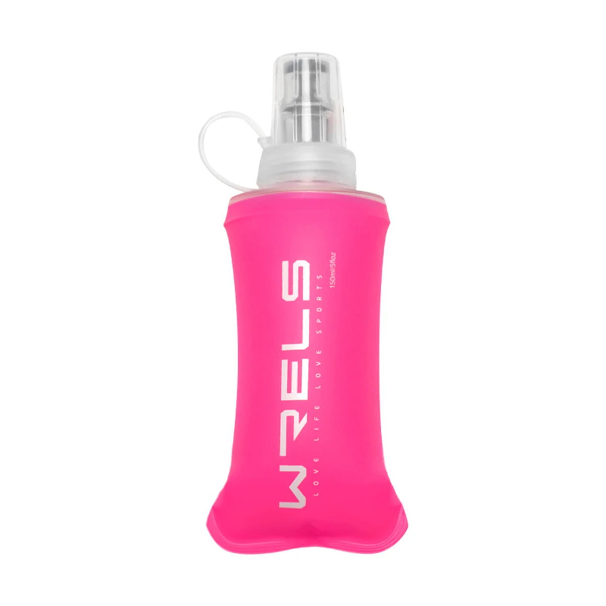 WRELS Soft Camping Water Bottle – Foldable BPA-Free Flask for Running, Hiking & Cycling
