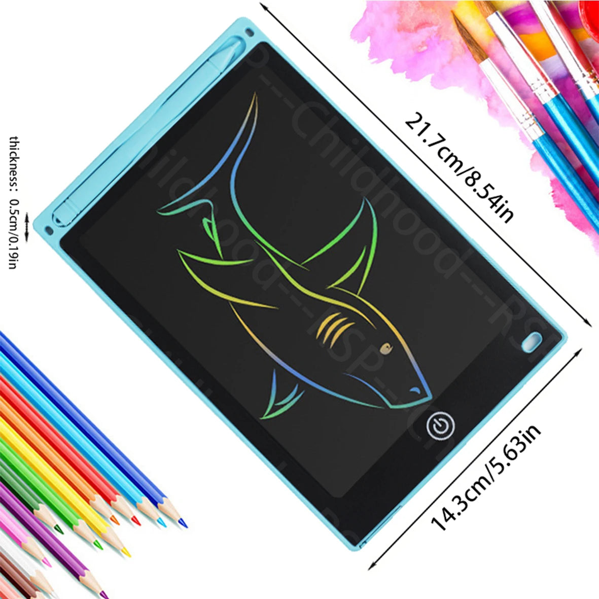8.5" LCD Writing & Drawing Tablet – Portable Digital Handwriting Pad for Kids Ages 3–8