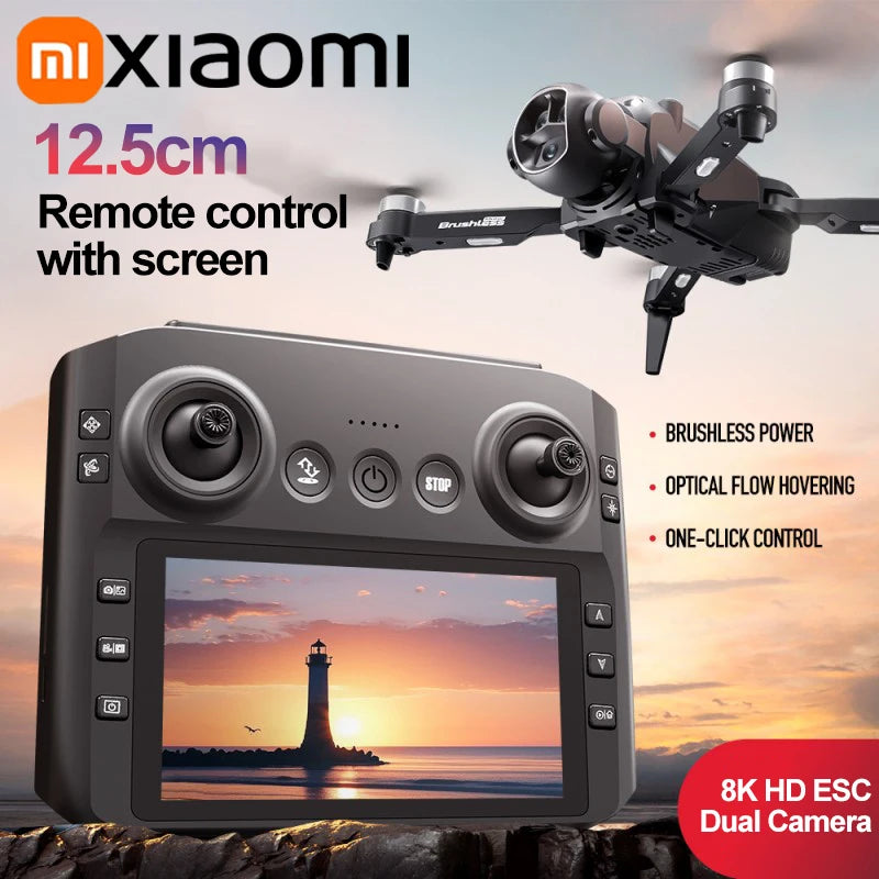 Xiaomi M7 8K Dual Camera GPS Drone | 5G WiFi Brushless Power Aerial Photography with Intelligent Obstacle Avoidance & Auto Return