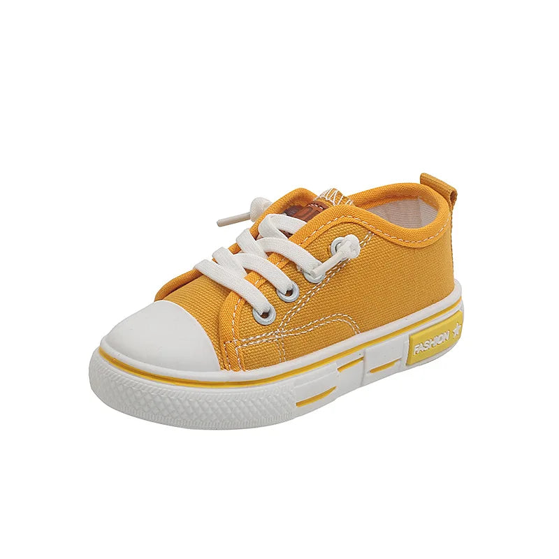 Kids Summer Canvas Sneakers | Breathable, Anti-Slip Casual Shoes for Boys & Girls (Size 21-32)