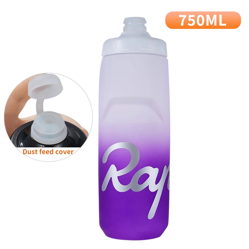 زجاجة مياه رافا لركوب الدراجات - زجاجة رياضية خفيفة الوزن مقاومة للتسرب وقابلة للضغط 620 مل/750 مل