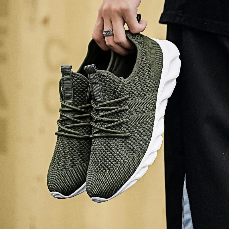 Men’s Casual Sports Shoes – Lightweight Air Mesh Sneakers, Anti-Slip & Wear-Resistant