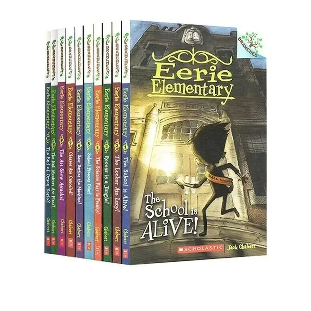 Eerie Elementary 10-Book Set – English Children's Picture & Comic Story Books