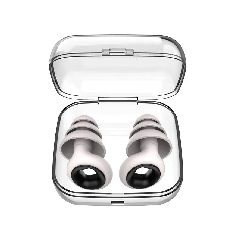 Silikon-Ohrstöpsel • Schwimmen &amp; Schlafen • Geräuschunterdrückung • Schalldichter Gehörschutz • Wiederverwendbare Ohrstöpsel mit Schlaufe