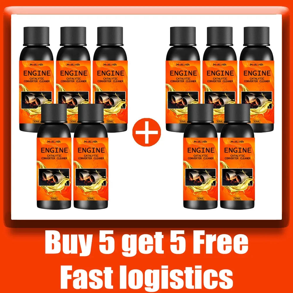 Catalytic Converter Cleaner Engine Carbon Remover Fuel Saver Engine Booster for Diesel Cars F21#VV