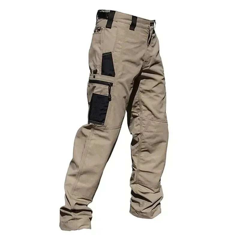 Men’s Waterproof Tactical Cargo Pants – Outdoor Combat Multi-Pocket Wear-Resistant Trousers