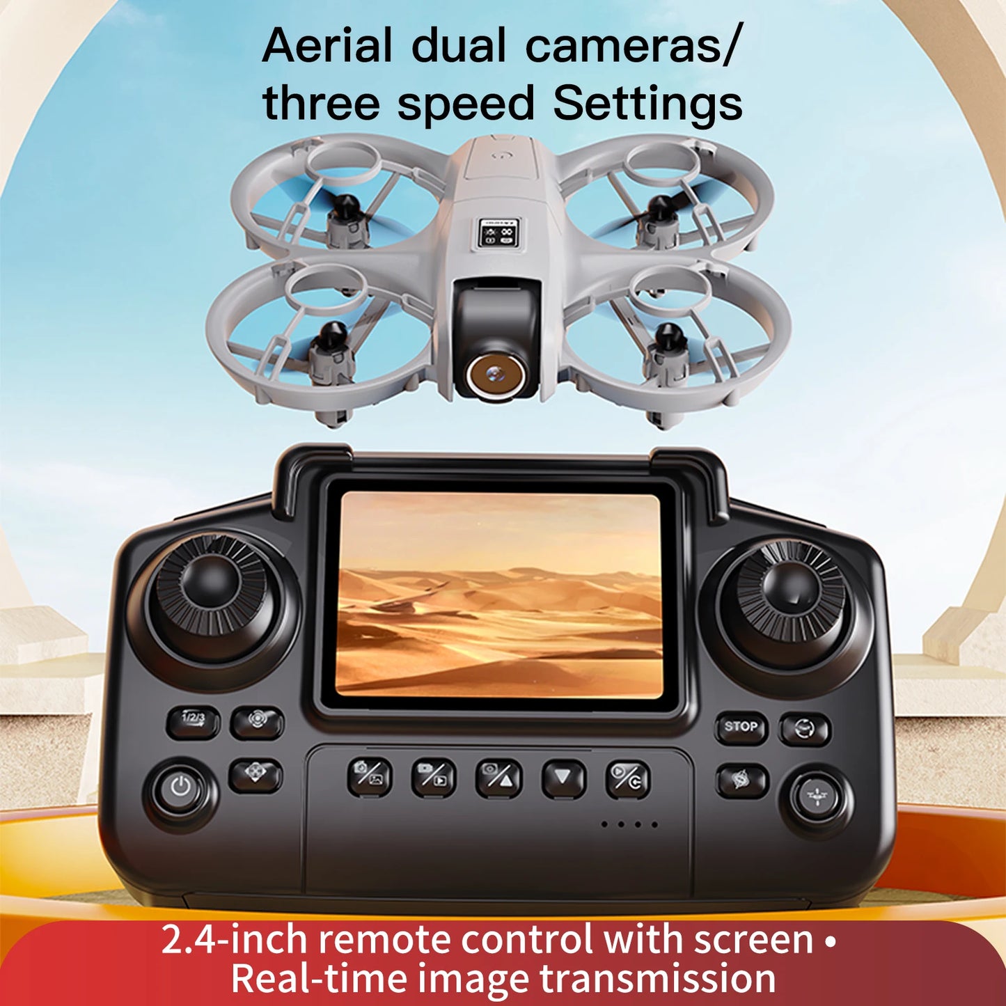 Lenovo GPS 8K HD Camera Drone | Screen Remote Control, Obstacle Avoidance, Multi-Battery Aerial Quadcopter with Ultra-Long Flight Time