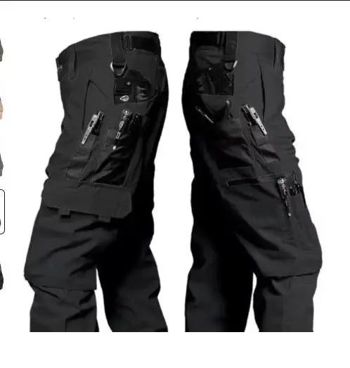 Men’s Waterproof Tactical Cargo Pants – Outdoor Combat Multi-Pocket Wear-Resistant Trousers