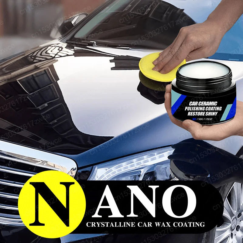 Car Ceramic Nano Wax Coating Auto Nano Crystal Hydrophobic Layer Anti-Scratch Polishing Repair Wax