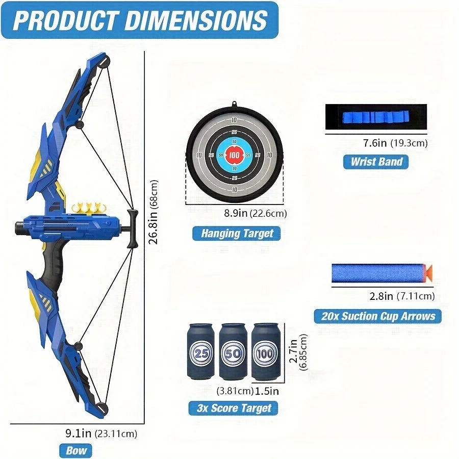 مجموعة الرماية Glow Arch™ LED للأطفال - لعب آمن في الأماكن المغلقة والمفتوحة