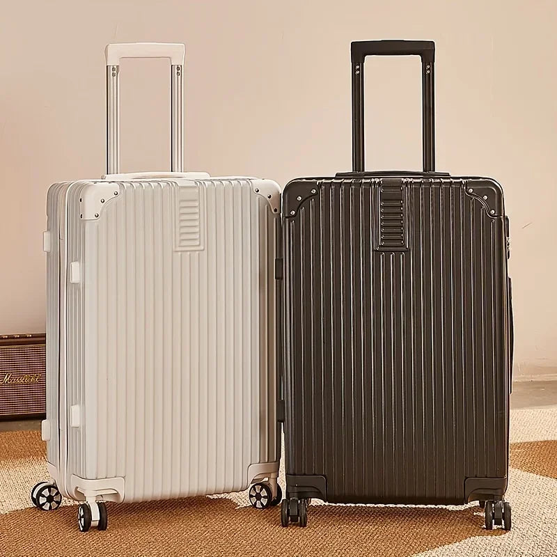100% Aluminum Magnesium Alloy Travel Luggage | Trolley Suitcase Carry-On with Cup Holder | 20/22/24/26/28 Inch