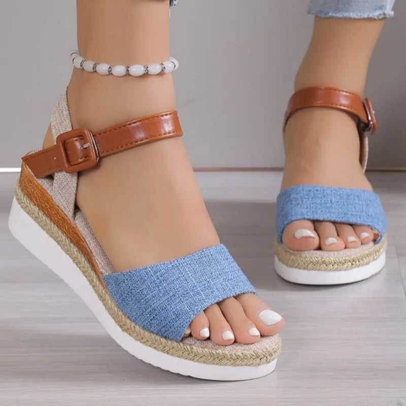 Summer Women’s Sandals – Elegant Wedge Shoes for Parties, Casual & Outdoor Wear