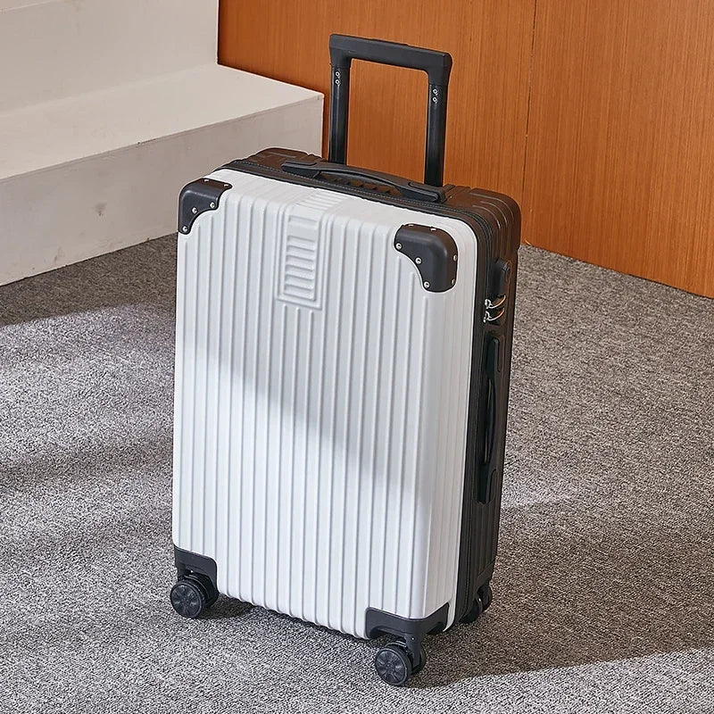 100% Aluminum Magnesium Alloy Travel Luggage | Trolley Suitcase Carry-On with Cup Holder | 20/22/24/26/28 Inch