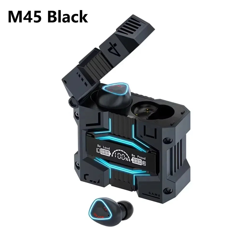 سماعات أذن لاسلكية بتقنية البلوتوث M41 | سماعات أذن ستيريو ذكية تعمل باللمس مع إضاءة LED وشاشة رقمية