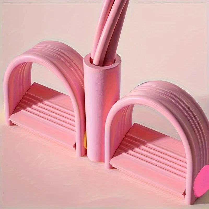 Four-Tube Abdominal Pull-Up Machine | Thickened Home Fitness Equipment for Women with Exercise Rope