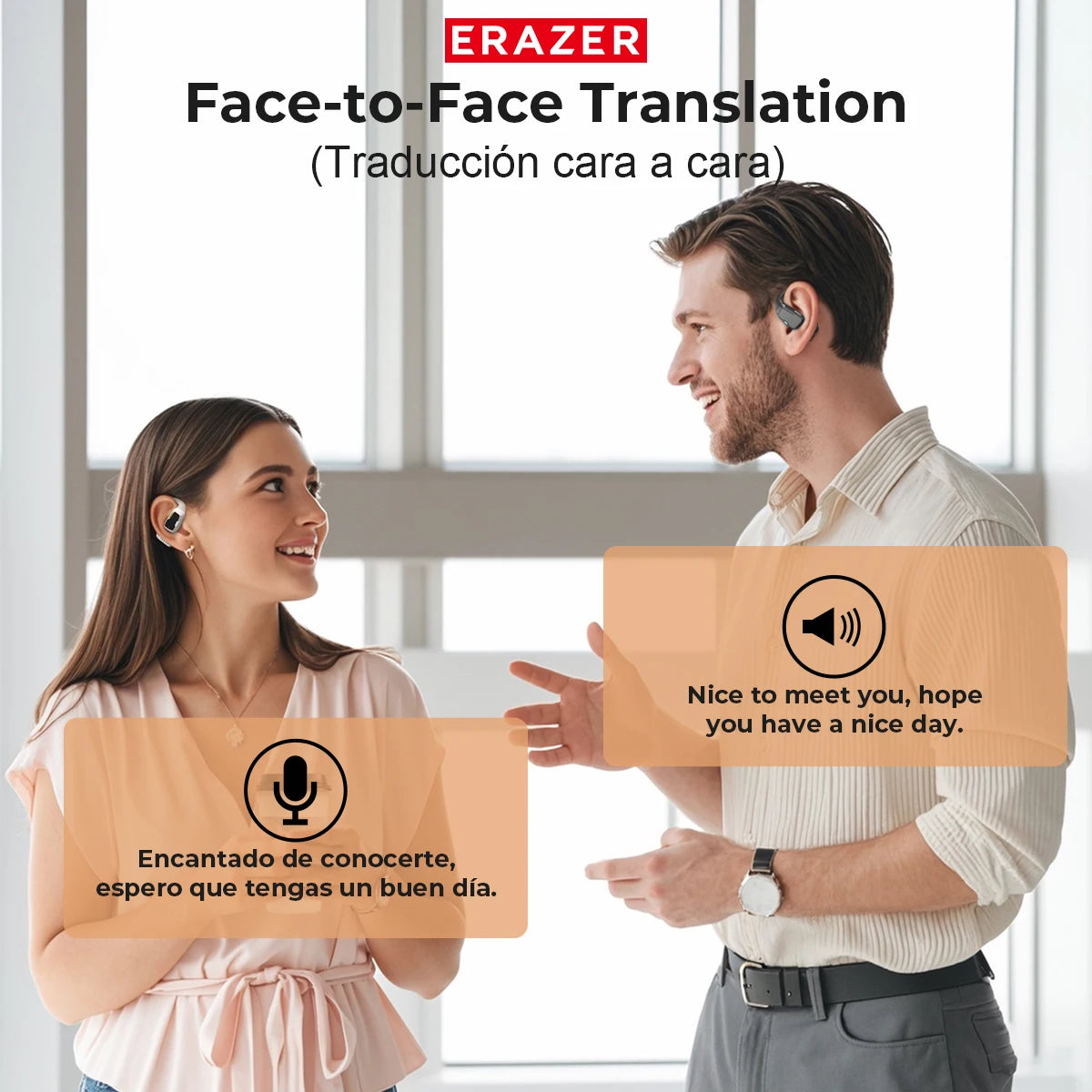 ERAZER XP6 AI Earphones – Bluetooth Wireless Headset with Sleep ASMR, DIY Equalizer App, 16mm Driver for Office & Travel