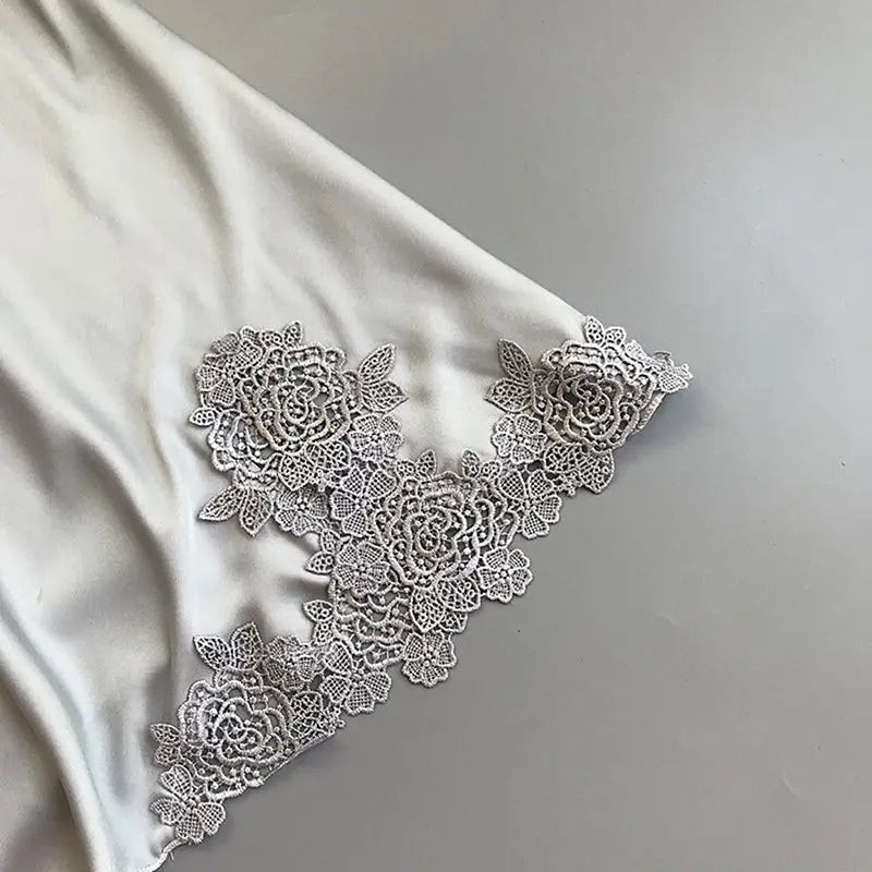 Women’s Sexy Silk Pajamas – Ice Silk Suspender Nightdress, Thin Halter Satin Nightwear for Spring & Summer