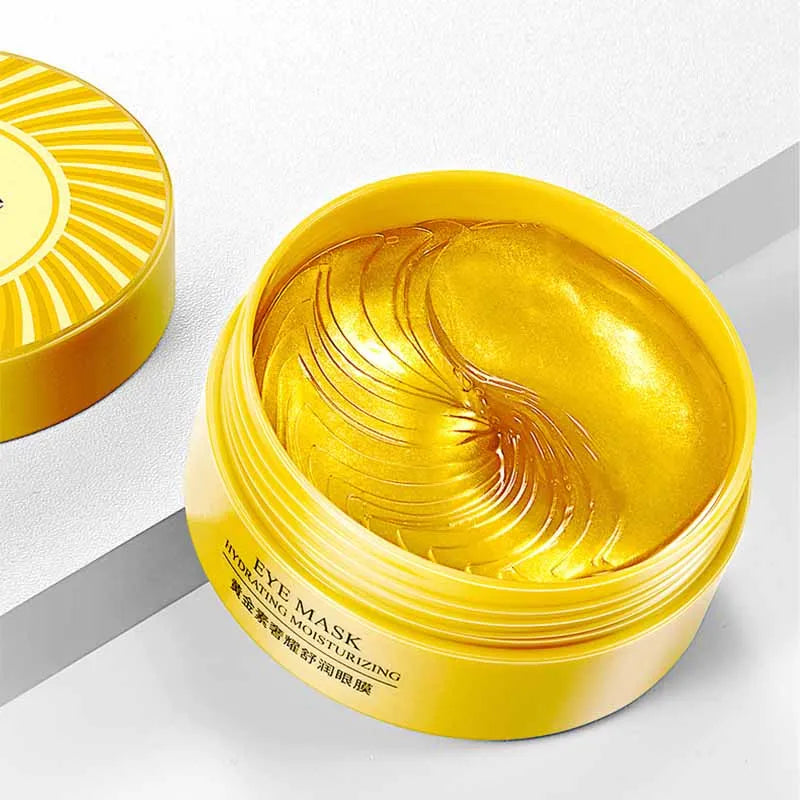 60pcs BIOAQUA Collagen Eye Mask – Moisturizing, Firming & Anti Dark Circles Gel Patches for Eye Care and Beauty Skincare