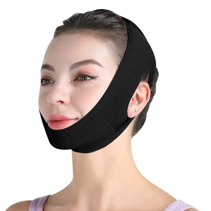 Women’s Face Slimming Bandage – V-Line Face Lifting Strap, Chin & Cheek Lift Belt, Facial Massage Beauty Tool