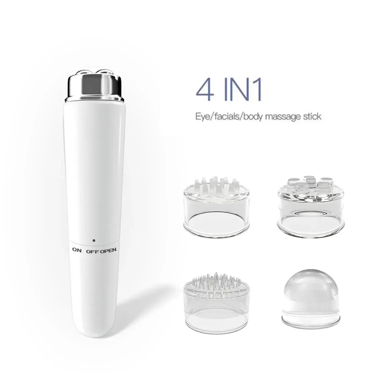 Electric Facial Eye Massager – Micro Vibration Beauty Instrument for Dark Circles, Puffiness & Eye Bags Relief